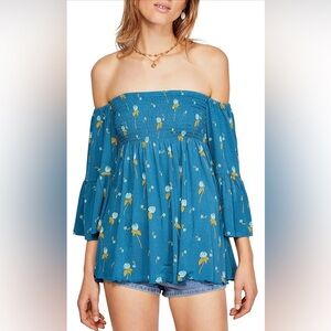Free People Lana Off-The-Shoulder Tunic